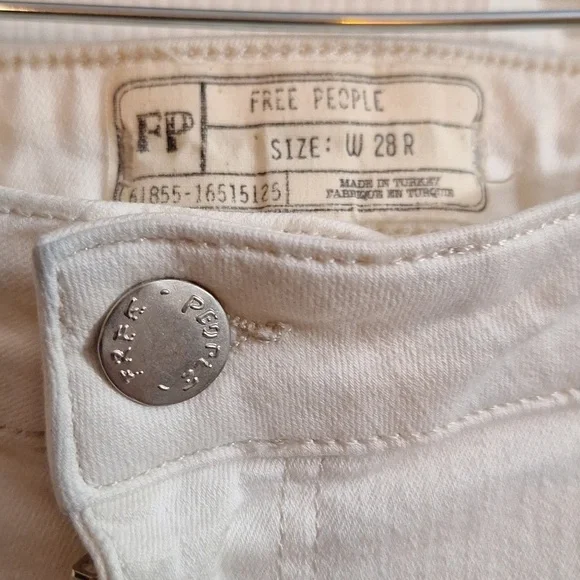 Free people just float on flare stretch jeans size 28 regular White - Picture 9 of 13